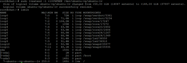  Расширение разделов Linux 