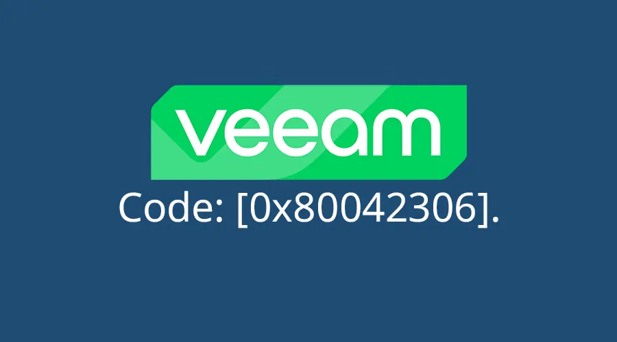 Как избавиться от ошибки Veeam - "Creating VSS snapshot Error Code 0x80042306"